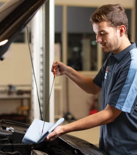  Vérifiez le niveau d'huile